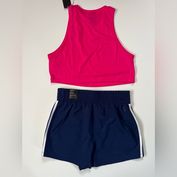 Adidas Workout Set – Pacer Training Shorts & Train Essentials Boxy Tank - Picture 2 of 7